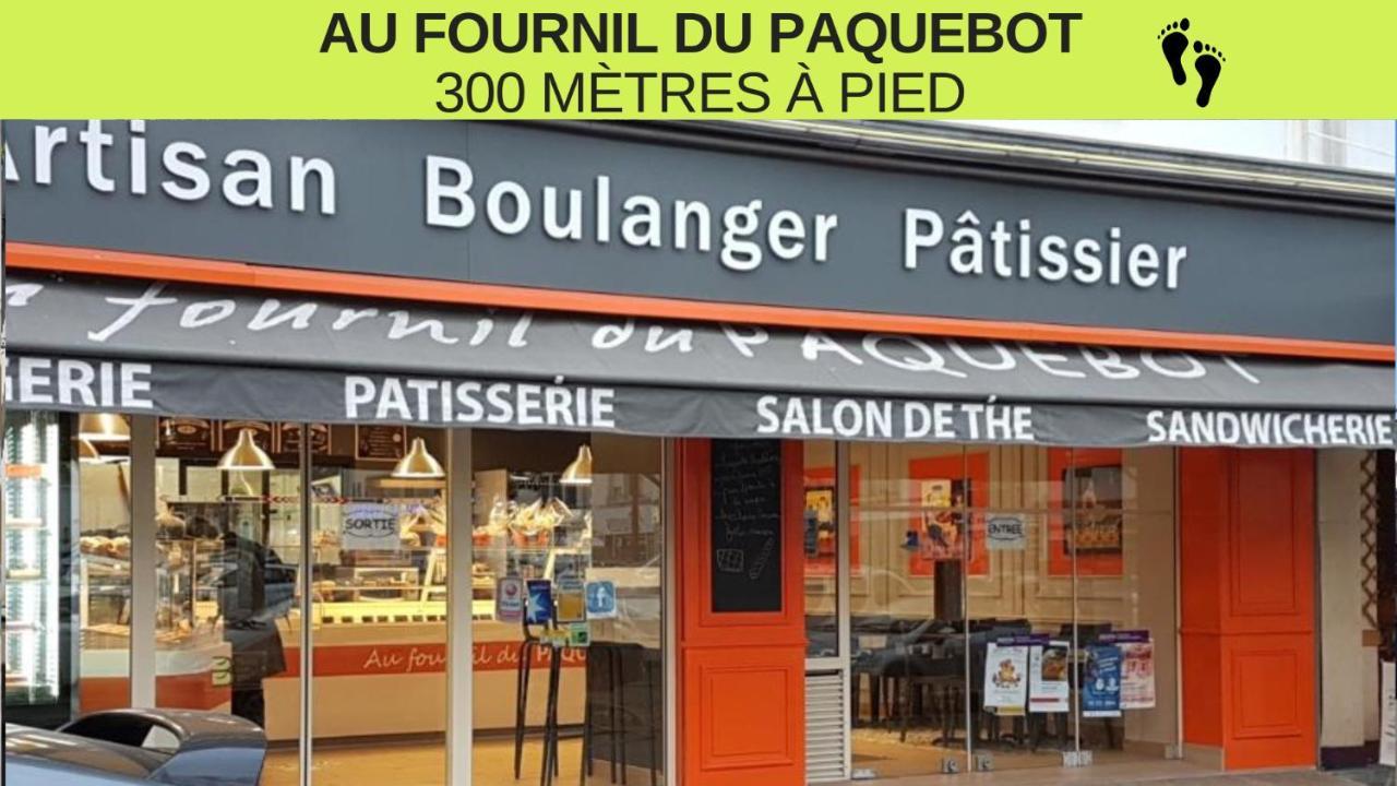 St Nazaire - L'Art Deco - Stationnement Gratuit - Centre Ville - Wifi Fibre Σαιν-Ναζαίρ Εξωτερικό φωτογραφία